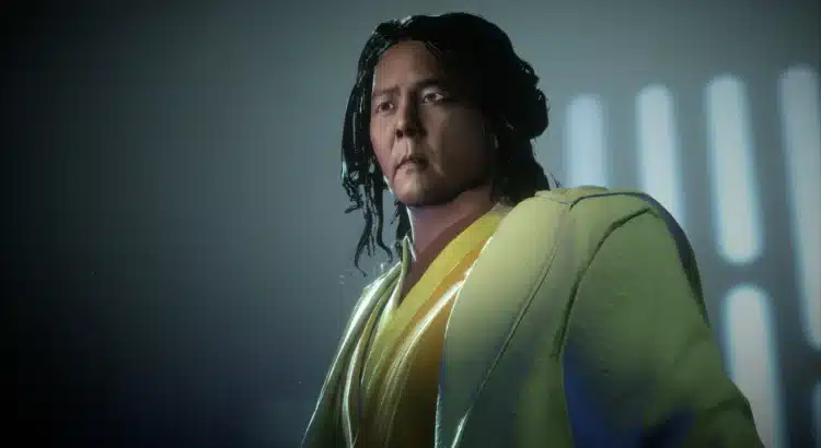 Jedi Master Sol close-up portrait with soft cinematic lighting