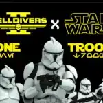 Helldivers 2 Clone Troopers Star Wars mod showcase