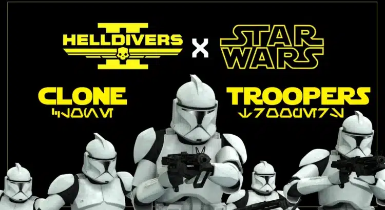 Helldivers 2 Clone Troopers Star Wars mod showcase