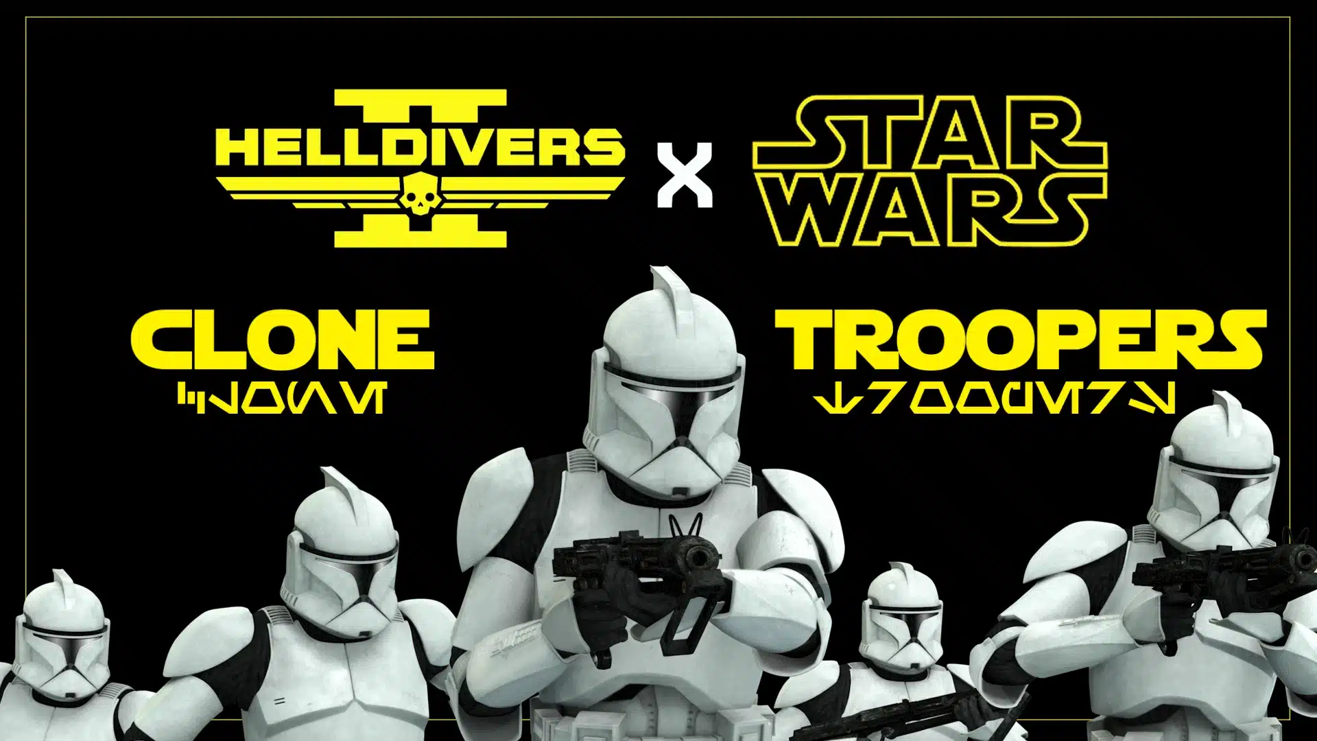 Helldivers 2 Clone Troopers Star Wars mod showcase