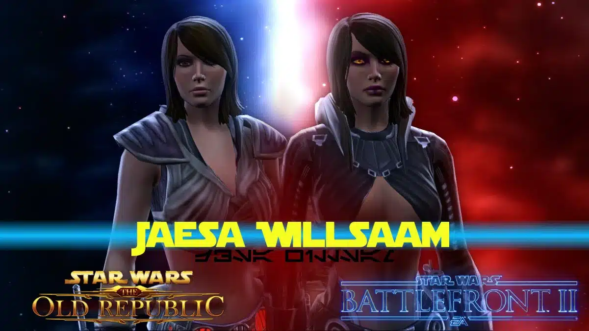Jaesa Willsaam mod comparison between light side and dark side in SWTOR