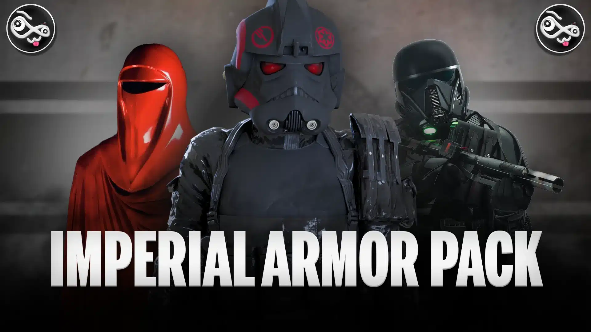 Blade & Sorcery Imperial Armor Pack showcase with Imperial Guard, Dark Trooper, and Death Trooper