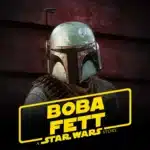 Boba Fett helmet mod for Red Dead Redemption 2 with Star Wars-style logo