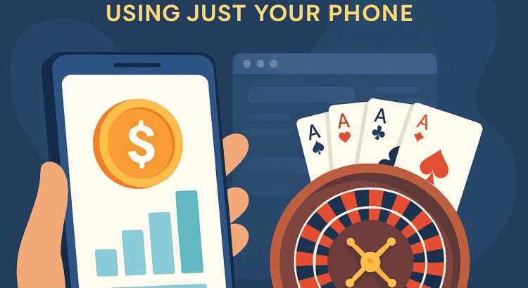 Earn money online in 2025 using your phone with casino games and mobile apps