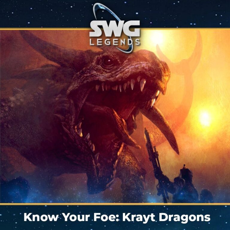 SWG:Legends Krayt Dragon encounter on Tatooine desert