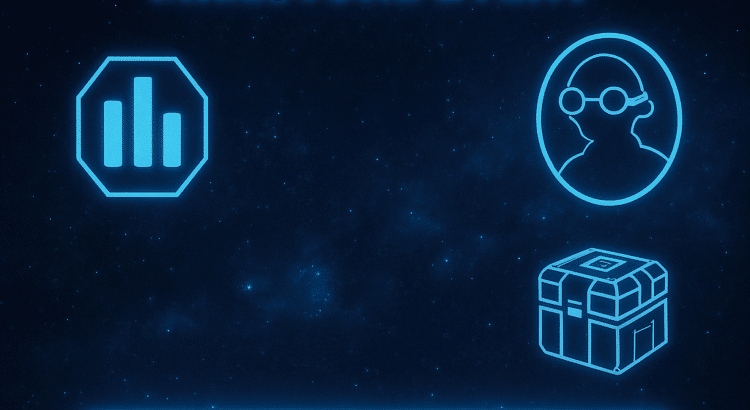 Promotional image for Star Wars: Galaxy of Heroes Conquest Community Milestone Event with progress bar and icons
