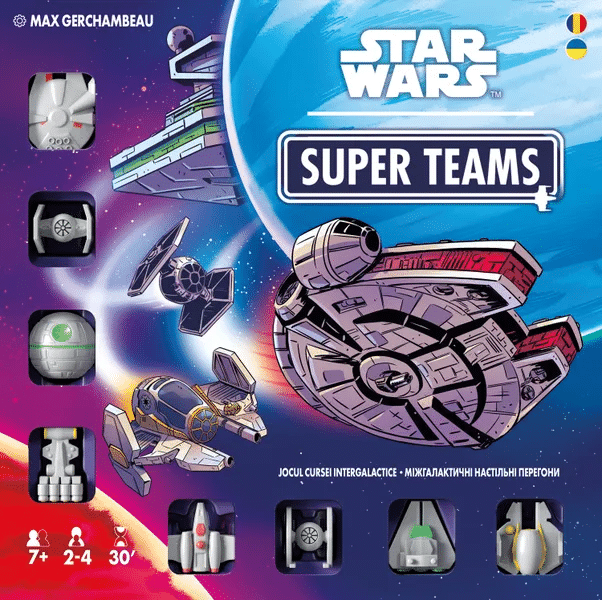 Star Wars Super Teams square board game cover art