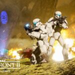 Star Wars Battlefront II clone troopers in action during the Squad System Update community event.