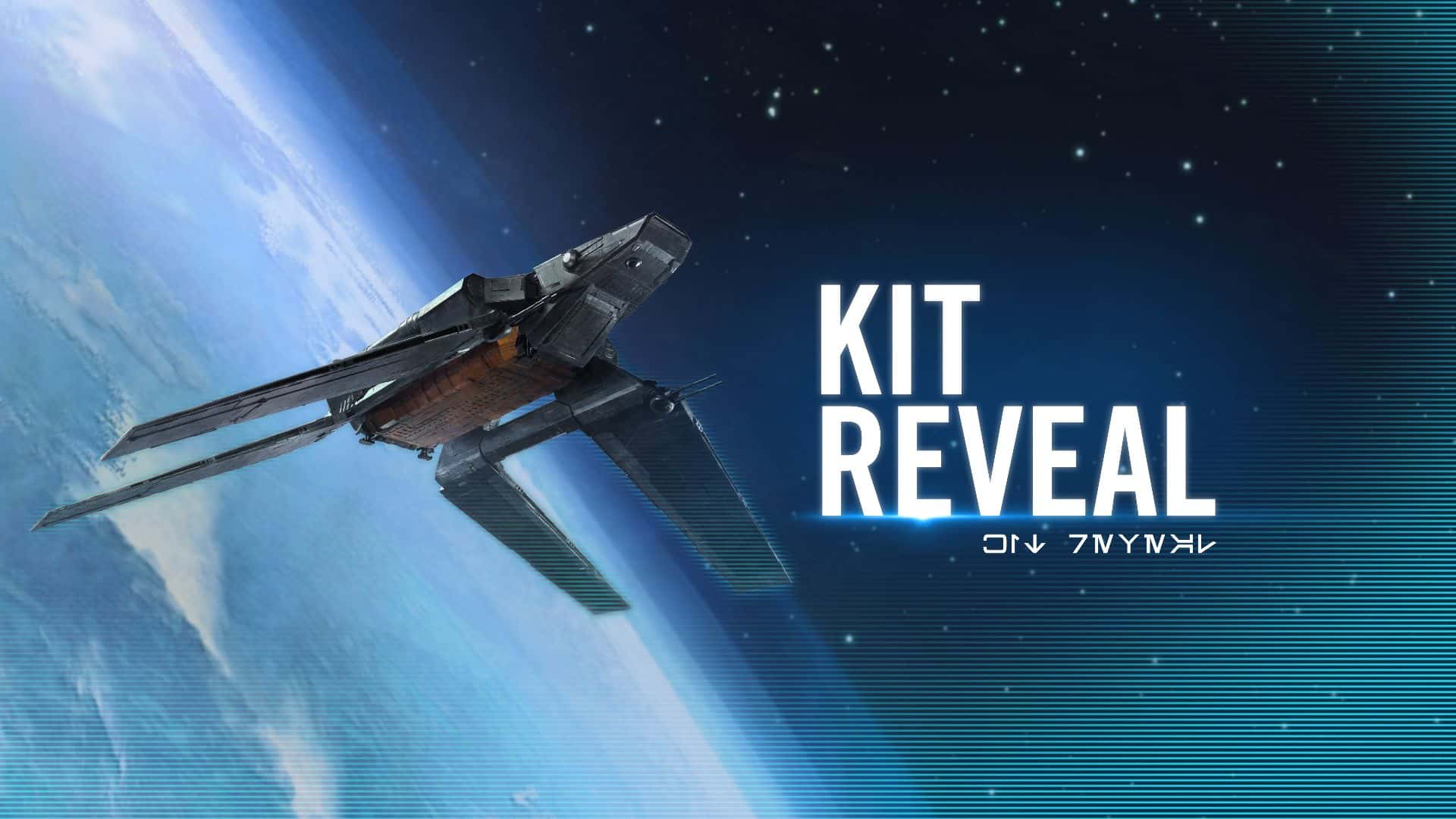 Star Wars Galaxy of Heroes Rogue One ship kit reveal promotional artwork.