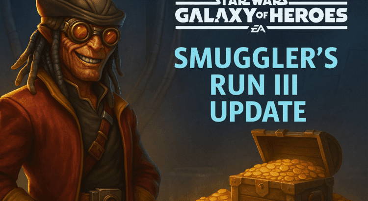 Hondo Ohnaka Smuggler’s Run III Update banner for Star Wars: Galaxy of Heroes