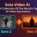 Sota Video AI featuring Sora 2 and Veo 3 as leading AI video generation engines