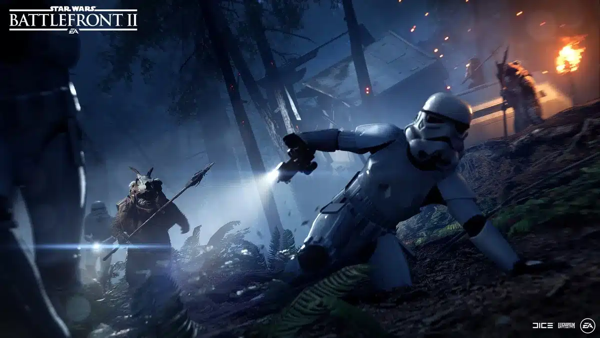 Star Wars Battlefront II Another Night on Endor
