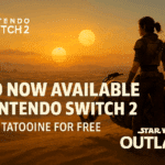 Star Wars Outlaws demo now available on Nintendo Switch 2 – player overlooking Tatooine’s twin suns