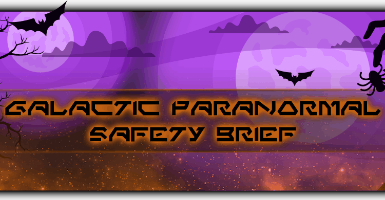 Galactic Paranormal Safety Brief banner for the SWG:Legends Galactic Moon Festival event.