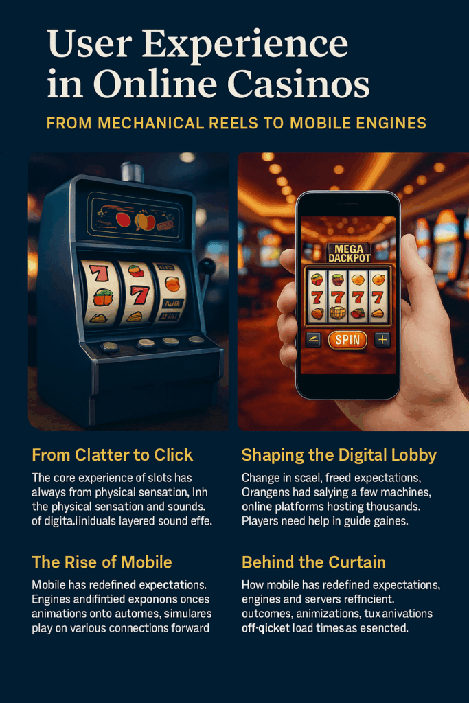 Evolution of casino gaming from mechanical slot machines to mobile casino apps