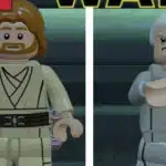 LEGO Star Wars prequel characters Anakin Skywalker, Obi-Wan Kenobi, Chancellor Palpatine, and young Boba Fett mod preview