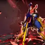 Darkchylde NSFW mod showcase in Marvel Rivals with demonic transformation pose and red energy burst.