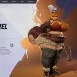 Marvel Rivals Squirrel Girl profile screen with enhanced body size from a thicc mod.