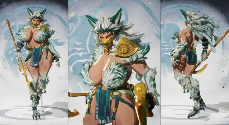 Angela character model in Marvel Rivals with enhanced muscular and curvy proportions from the NSFW mod.