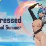 Nude Luna Snow Cool Summer mod promotional art featuring the undressed beach variant.