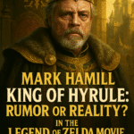 Mark Hamill as the King of Hyrule in a cinematic Legend of Zelda movie poster concept