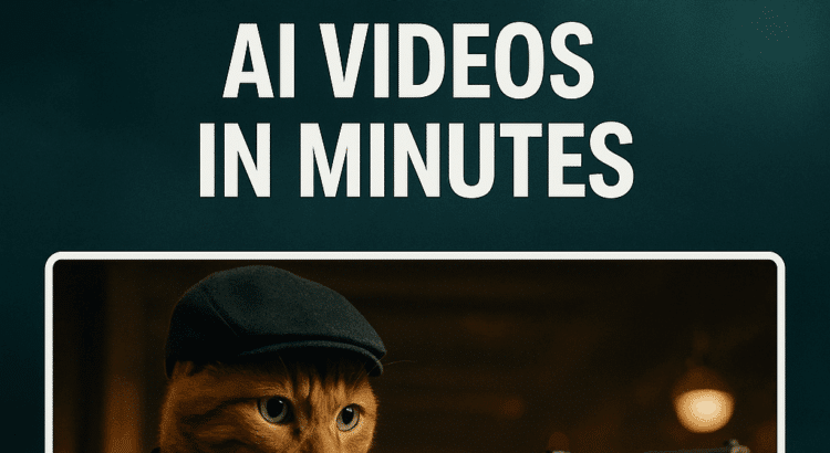 AI-generated cinematic cat heist scene promoting Sora 2 video generator