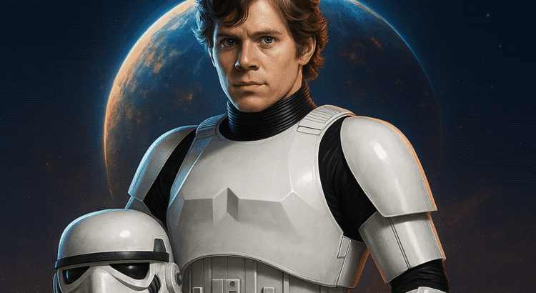 Star Wars Battlefront II Elite Trooper Edition 8-year anniversary artwork with glowing stormtrooper helmet and futuristic blue holograms.