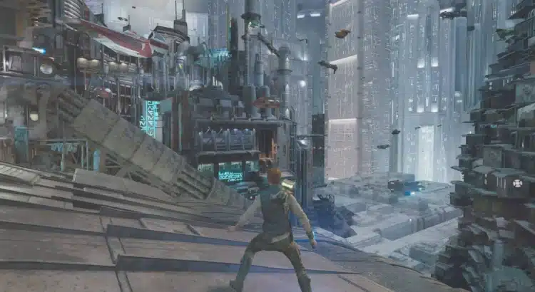 Star Wars Jedi: Survivor reshade console overlay with darkened screen bug