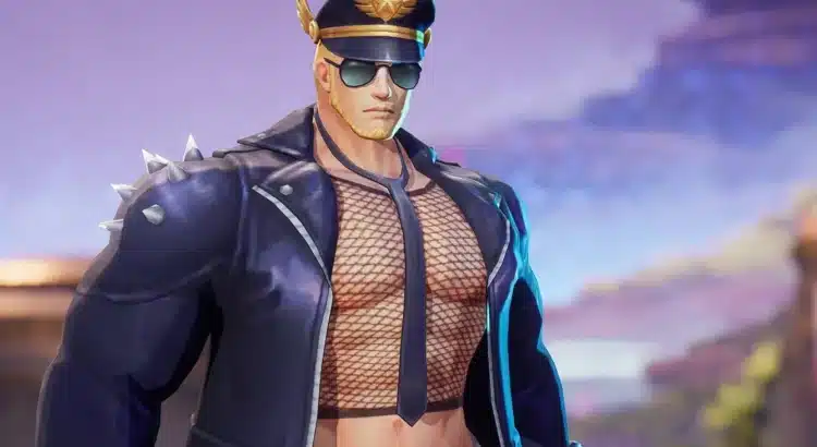 Marvel Rivals Santos Gyee as Thor mod showing a dark NSFW reimagining with cropped jacket and mesh top