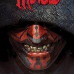 Shadow of Maul poster showing a dark close-up of Darth Maul with a sinister grin.