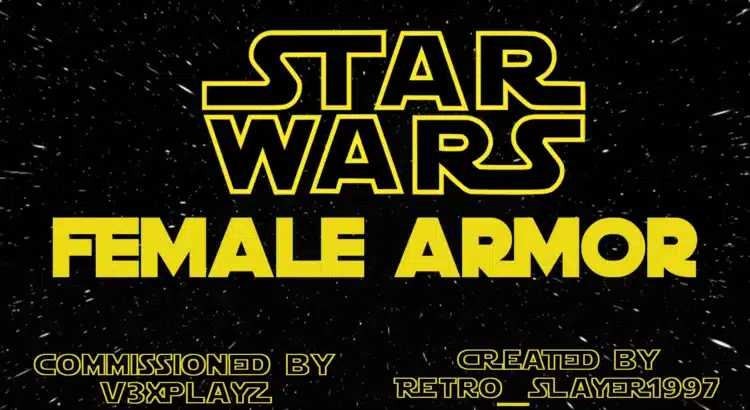 Star Wars Female Armor mod title card for Blade and Sorcery Nomad