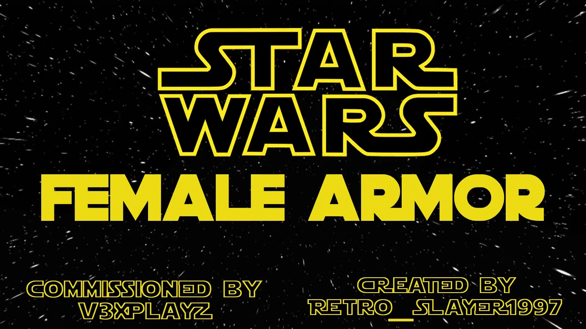 Star Wars Female Armor mod title card for Blade and Sorcery Nomad