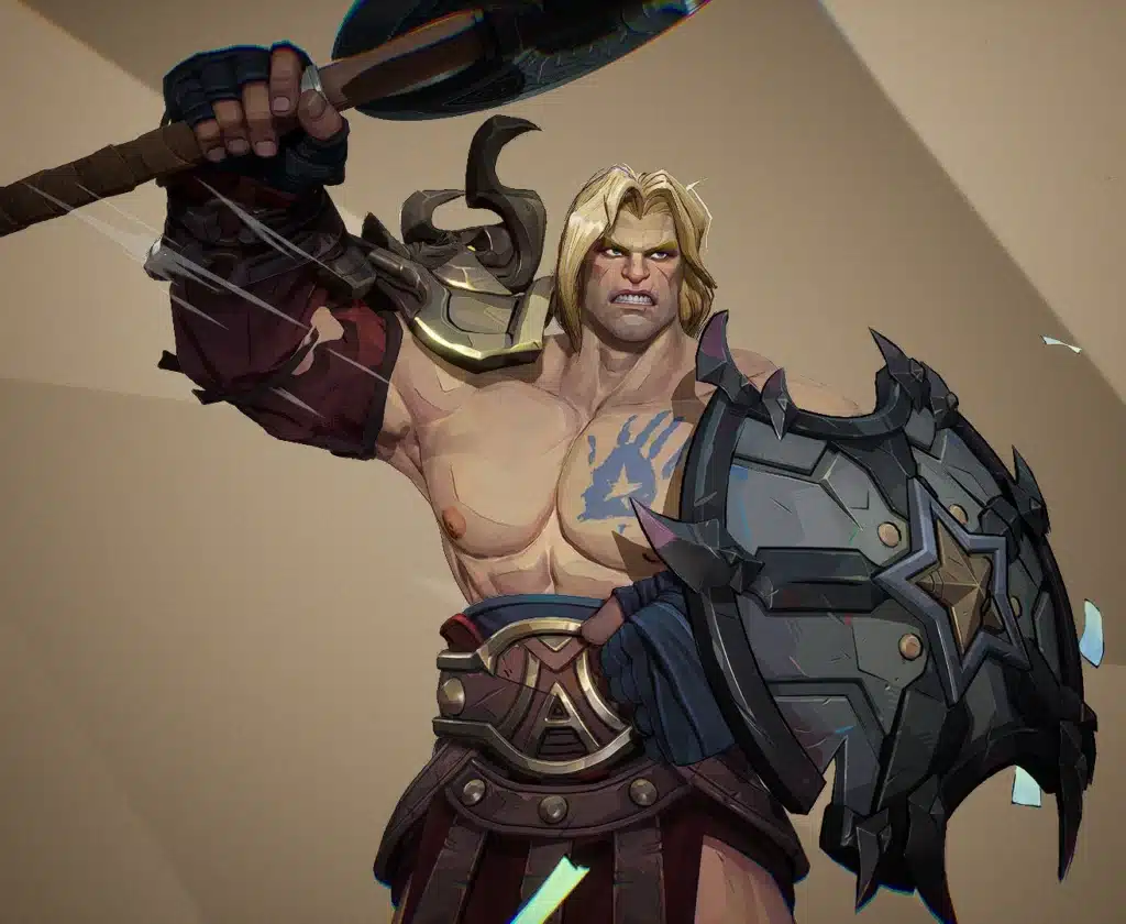 Captain America gladiator NSFW mod action pose with exposed chest