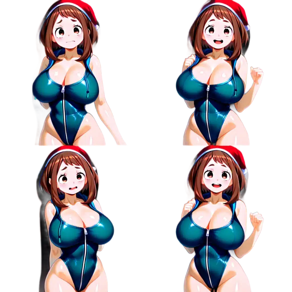 Anime-style Stardew Valley NPC portrait wearing modern outfit