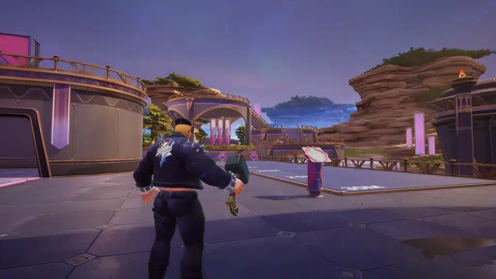 Marvel Rivals Thor NSFW mod Santos Gyee exploring futuristic arena