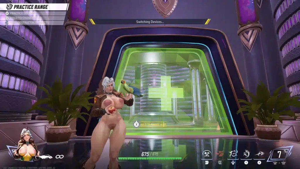 Marvel Rivals NSFW UI Collection Rogue in practice area