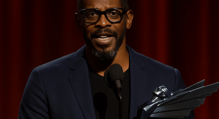 Star Wars legend Ahmed Best accepts The Game Awards Impact Award for directing the video game South of Midnight.
