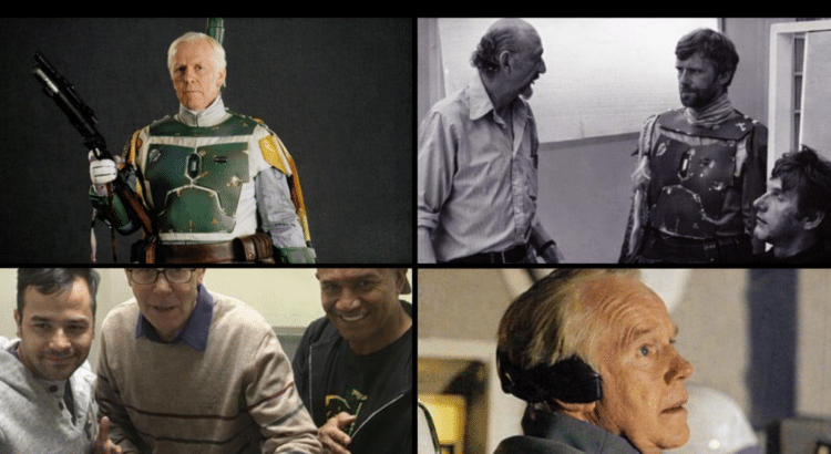 Tribute image honoring Jeremy Bulloch, the original actor who portrayed Boba Fett in Star Wars