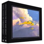 Two-volume slipcase edition of Doug Chiang: The Cinematic Legacy, featuring artwork of Naboo N-1 starfighters flying through colorful clouds.