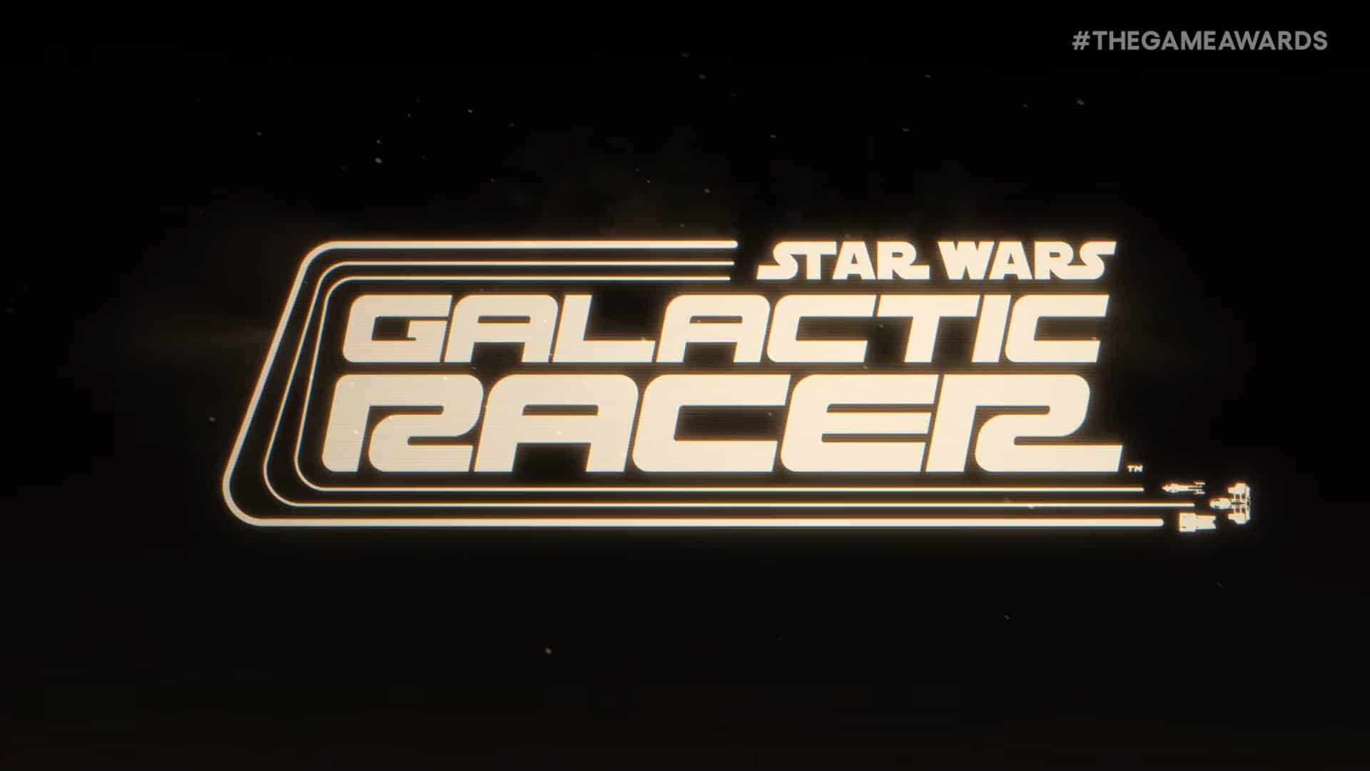 Star Wars Galactic Racer logo revealed at The Game Awards announcing a new Star Wars racing game coming in 2026.