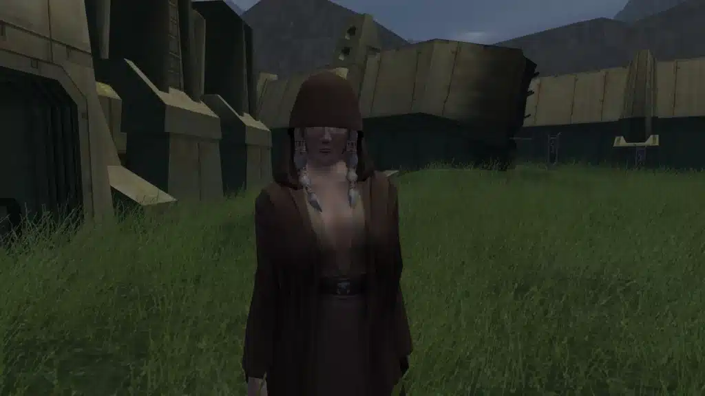 Kreia reskin mod in-game screenshot from Knights of the Old Republic II The Sith Lords