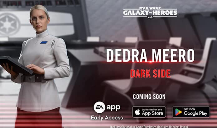 Dedra Meero Star Wars Galaxy of Heroes Andor update character reveal