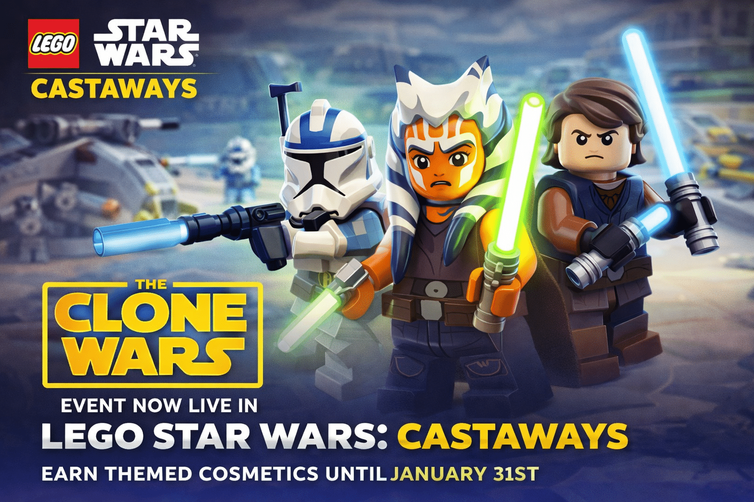 Last Chance for The Clone Wars Event in LEGO Star Wars: Castaways