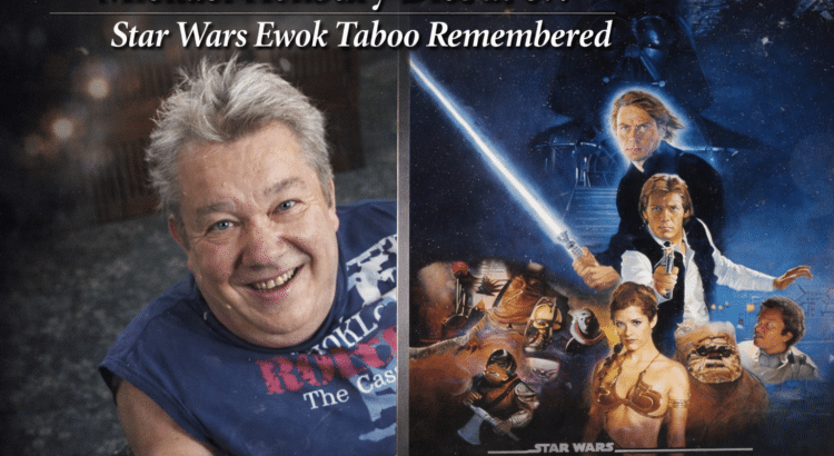 Tribute banner for Michael Henbury with Star Wars Return of the Jedi artwork and headline text