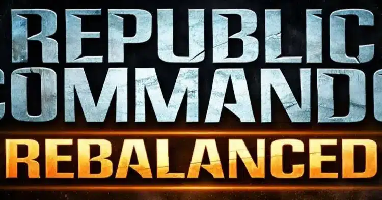 Star Wars Republic Commando Rebalanced mod title banner graphic