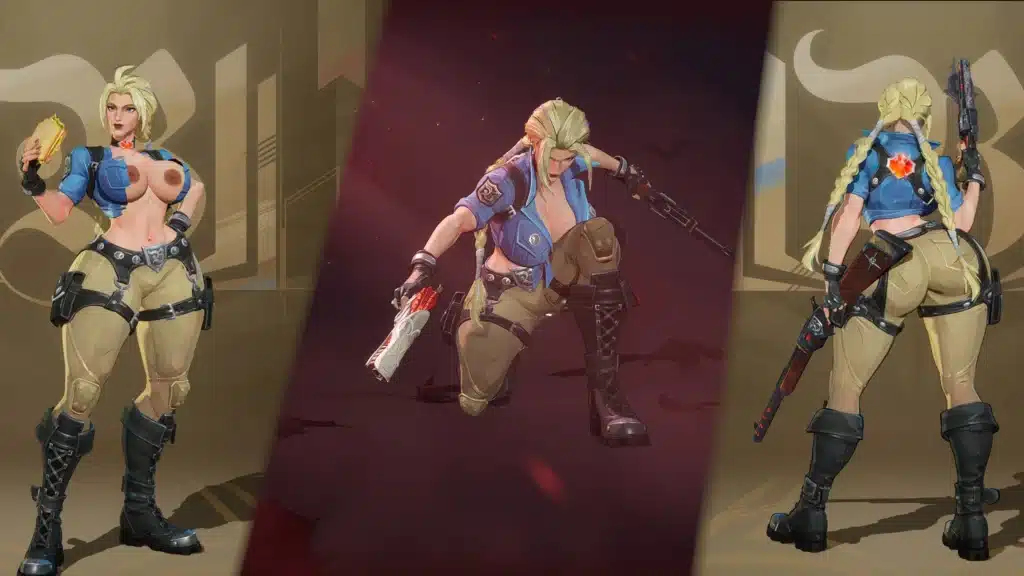 Marvel Rivals Elsa Bloodstone NSFW mod front view custom character skin