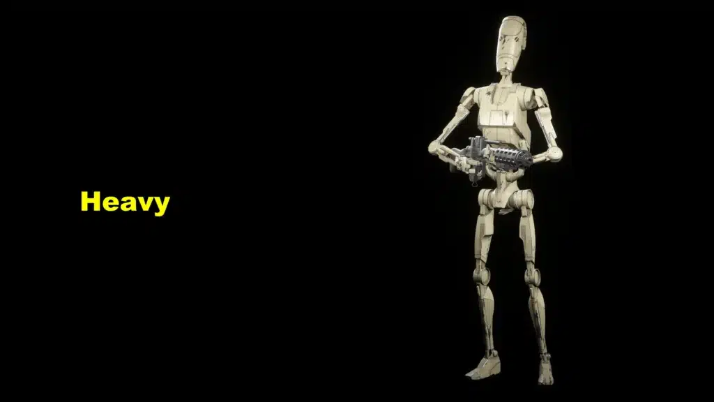 Heavy class battle droid in Battle Droid Overhaul mod for Star Wars Battlefront II