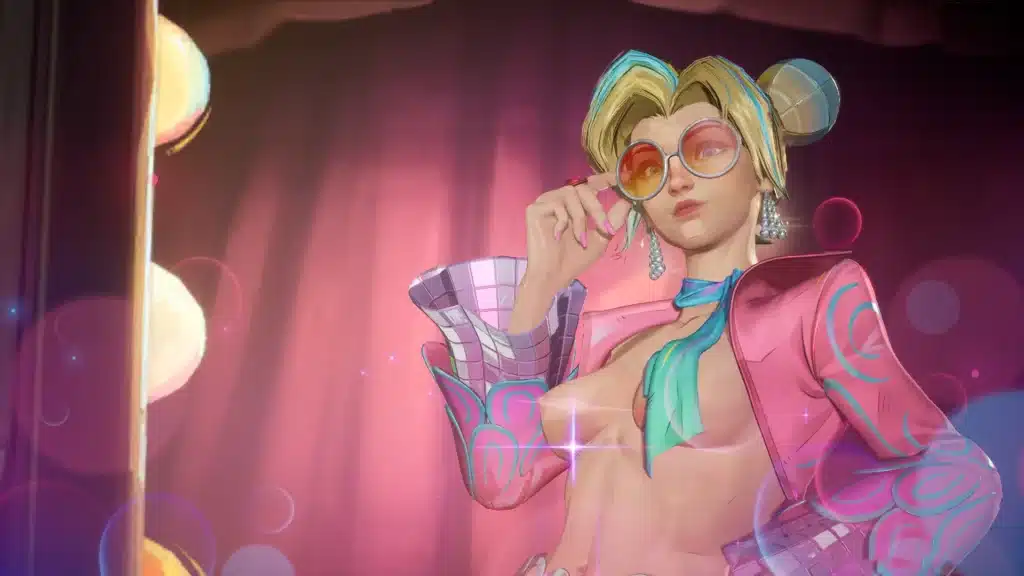 Invisible Woman Prism Parade skin nude mod glasses pose Marvel Rivals