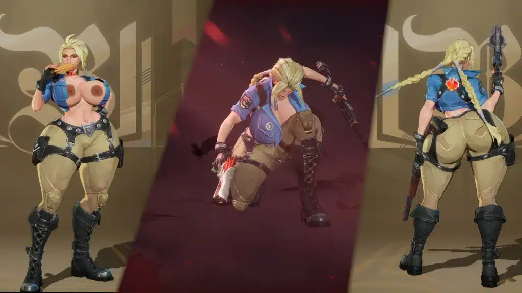 Marvel Rivals Elsa Bloodstone NSFW mod back view character redesign