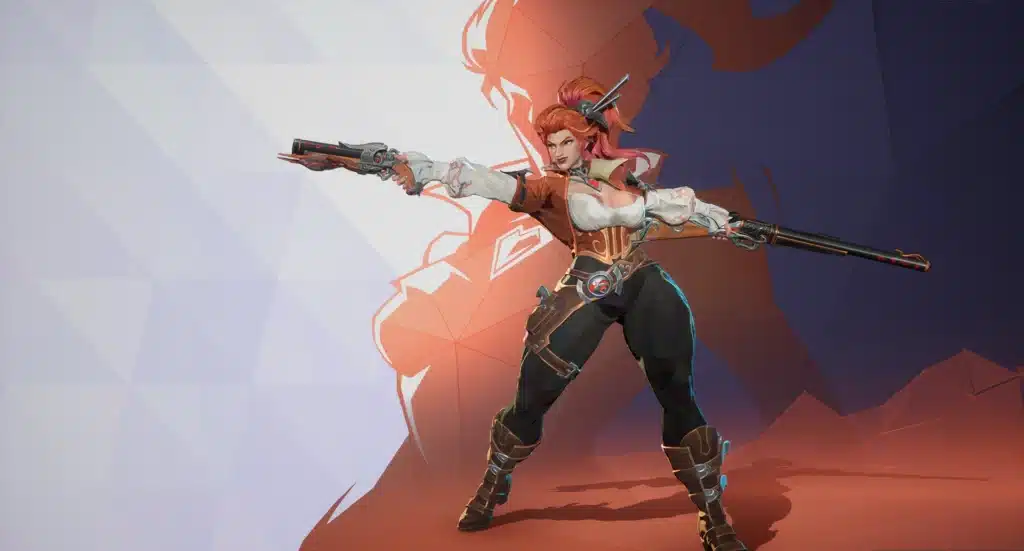 Marvel Rivals Sexy Elsa NSFW mod action pose aiming weapon